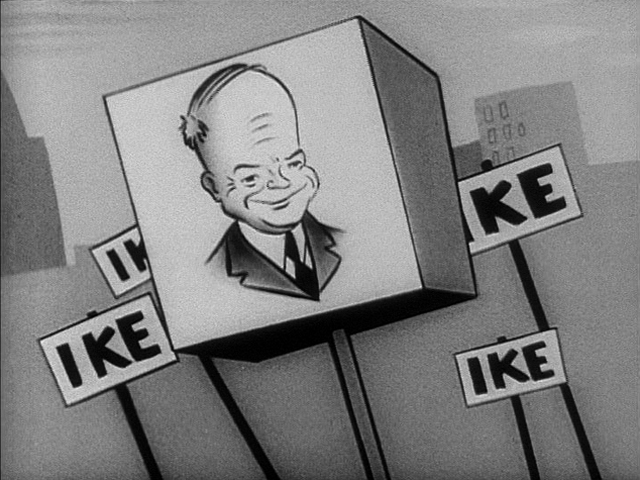 5355 1952 Dwight Eisenhower VOTE FOR IKE Campaign Necktie 5355 1952 Dwight Eisenhower VOTE FOR IKE Campaign Necktie