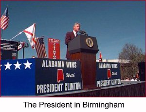 The President in Birmingham