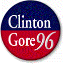 Clinton Gore buttons
