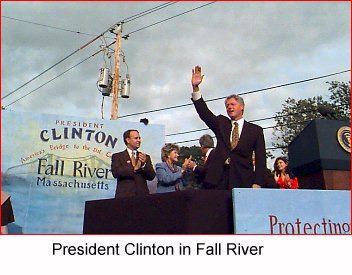 The President in Fall River