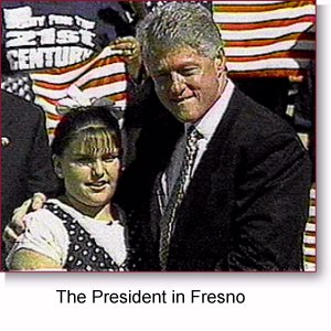 The President in Fresno