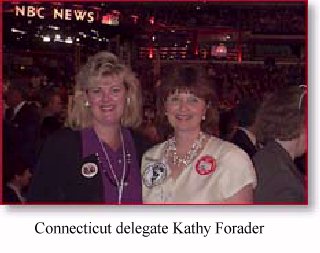 Connecticut delegate Kathy Forader
