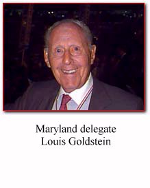 Maryland delegate Louis Goldstein