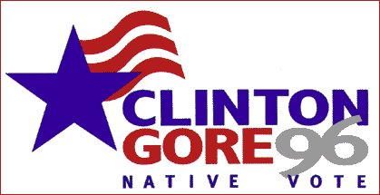 clinton/gore native vote