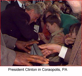 President Clinton in Coraopolis
