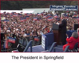 The President in Springfield