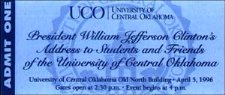 ticket from UCO event