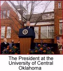 The President at the University of Central Oklahoma