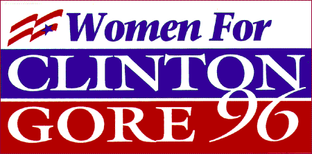 women for clinton/gore