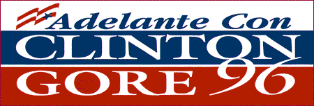 Adelante con clinton/Gore