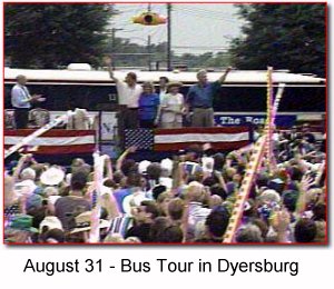 Dyersburg, TN supports President Clinton