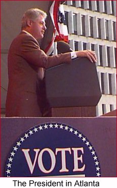 The President in Atlanta
