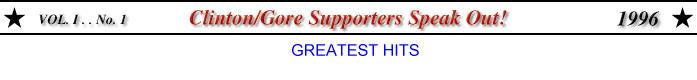 Clinton/Gore Supporters Across America!
