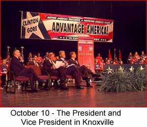 The President and Vice President in Knoxville
