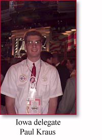 Iowa delegate Paul Kraus