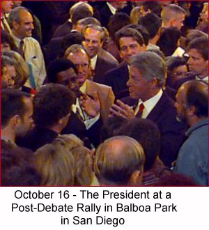 The President in San Diego