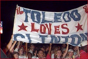 Toledo welcomes President Clinton